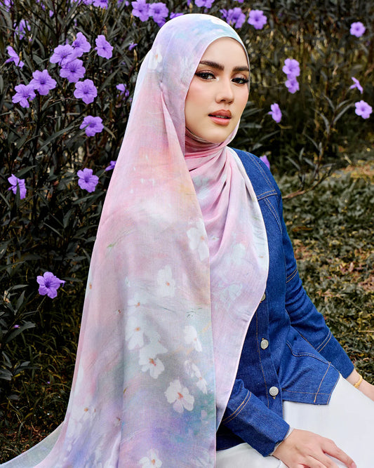 Viollie Modal Shawl in Floravelle