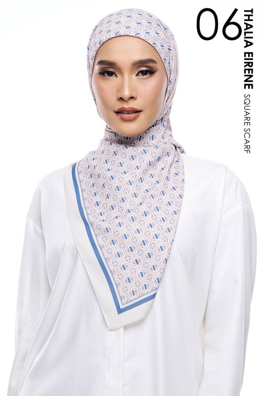 Thalia Eirene in Calestine(Light Grey) Square