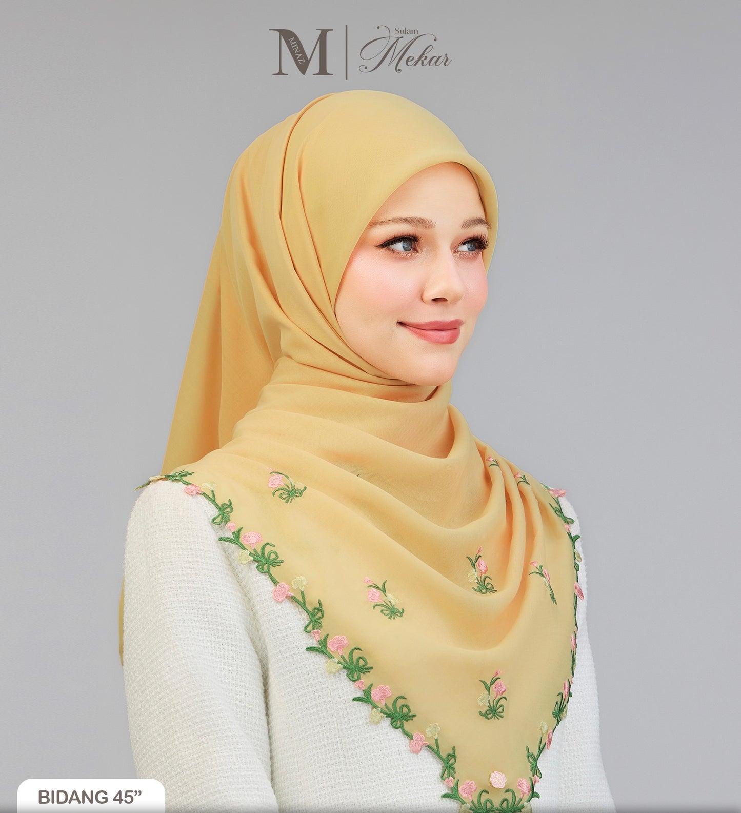 Sulam Mekar in Dusty Yellow 45”