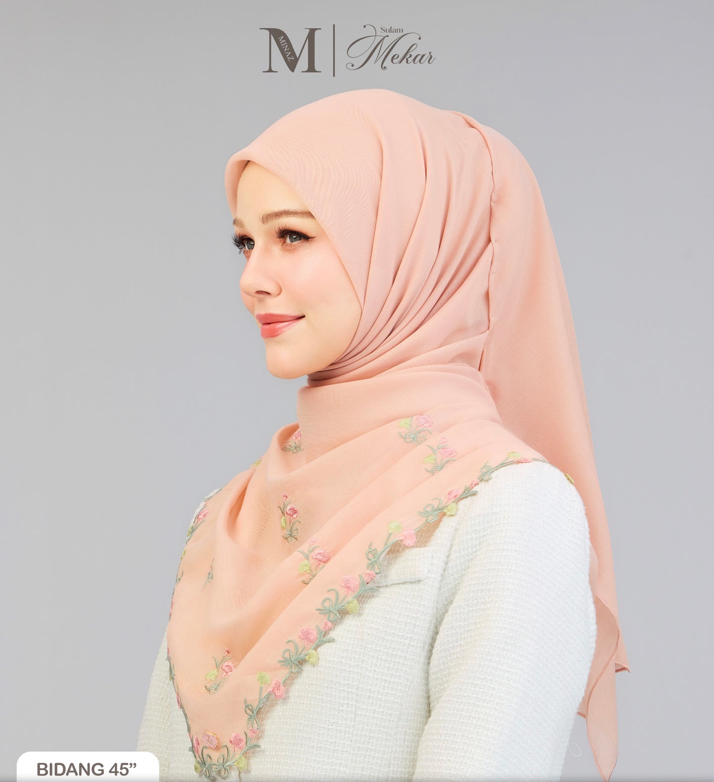 Sulam Mekar in Blush 45”