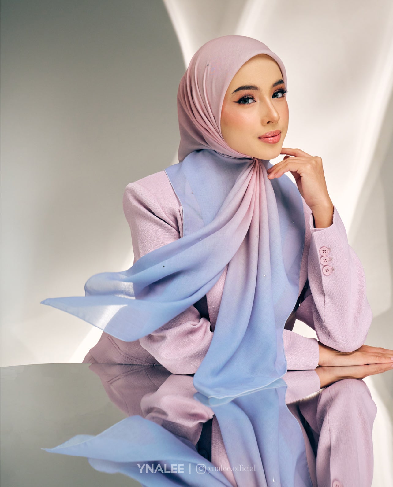 Pelangi in Lilac Blue