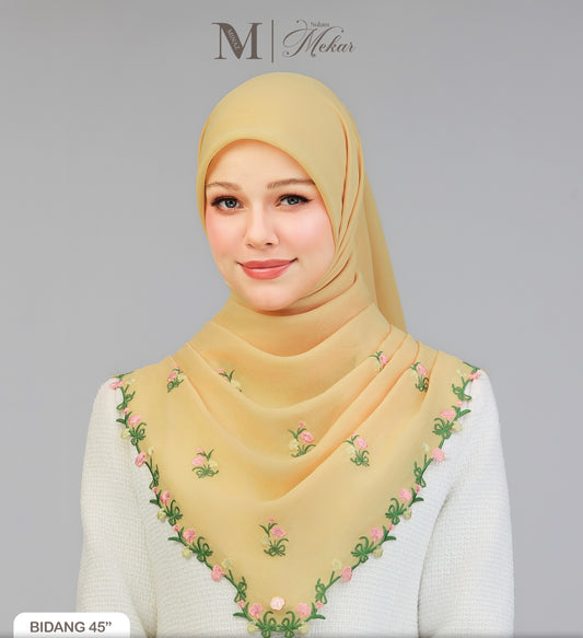 Sulam Mekar in Dusty Yellow 45”