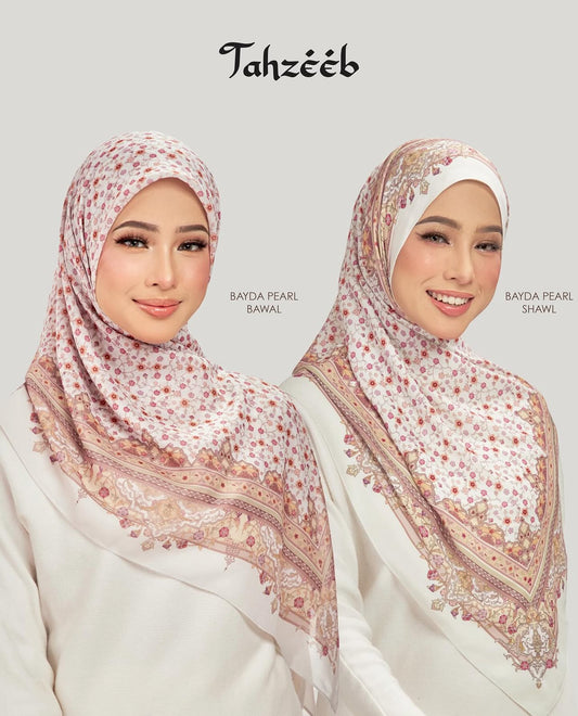 Tahzeeb in Bay’da Pearl Chiffon Shawl