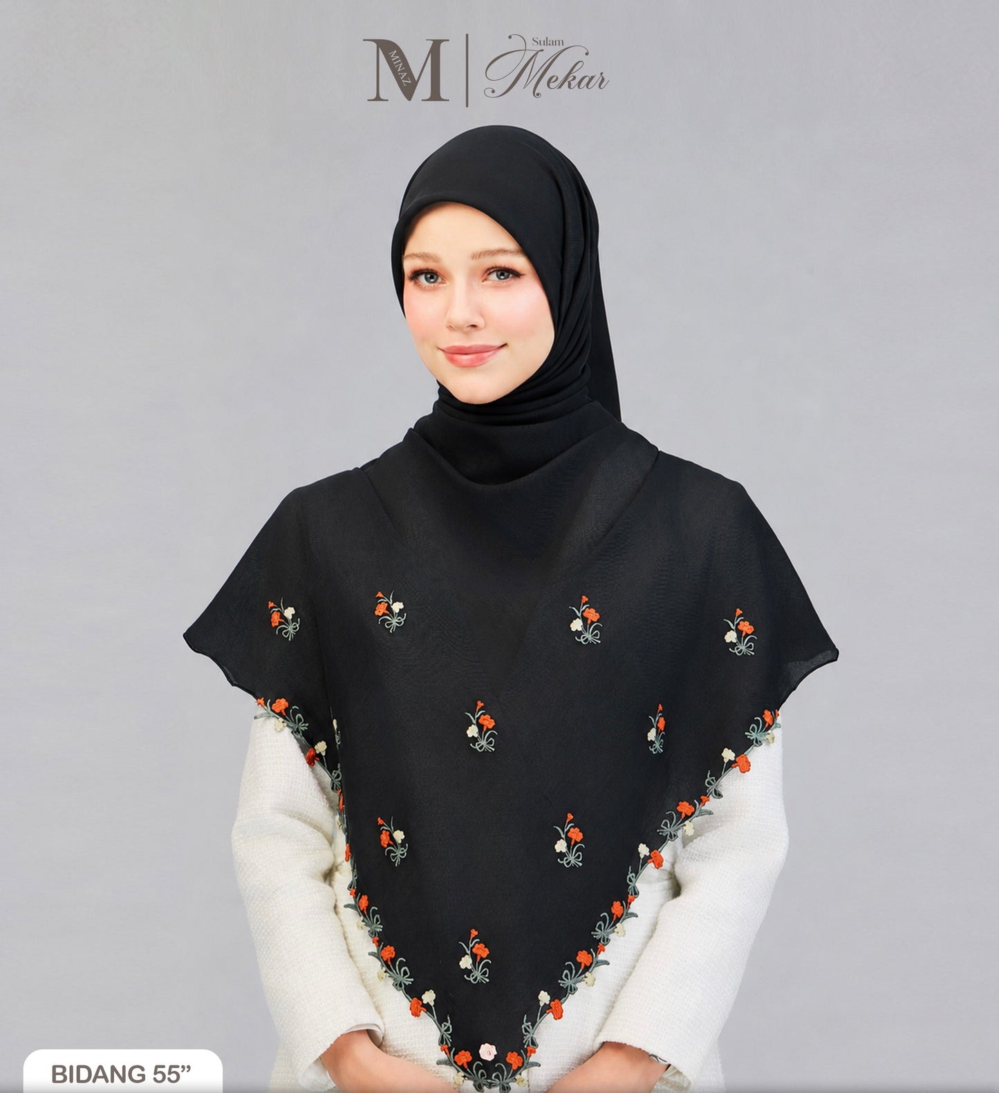 Sulam Mekar in Black 55”