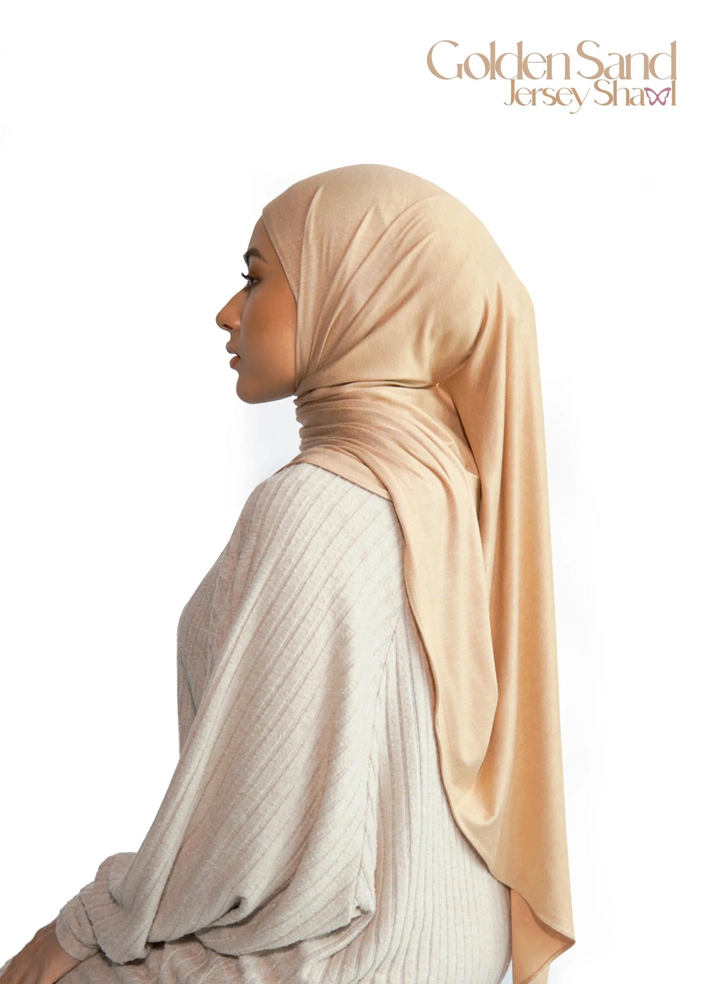 Jersey Essential Shawl in Golden Sand