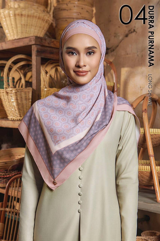 Durra Purnama in Pastel Grandeur (Shawl)