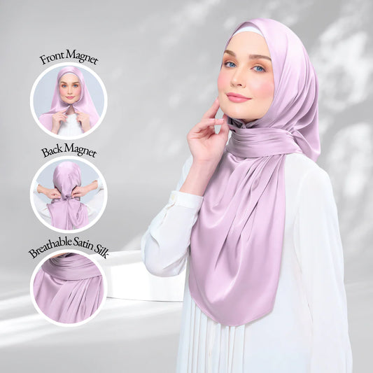 Instant Tag & Go | Satin Silk in Light Lilac