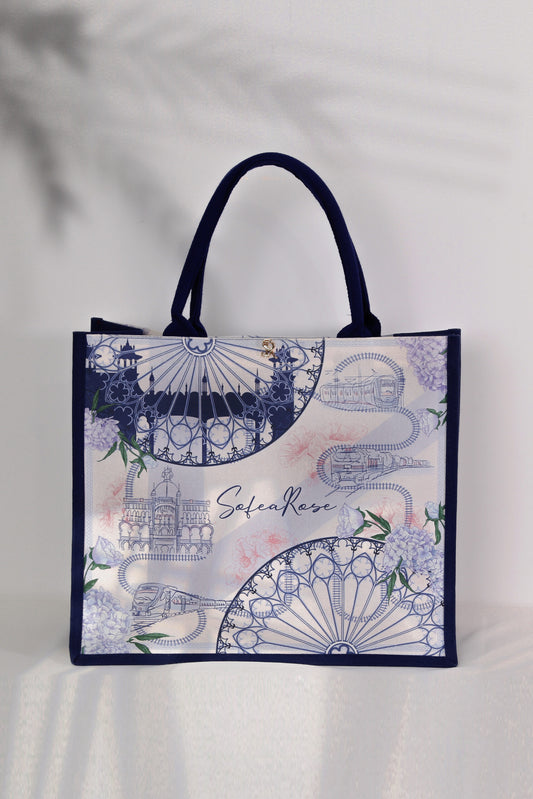 Nirmala Tote Bag in Blue