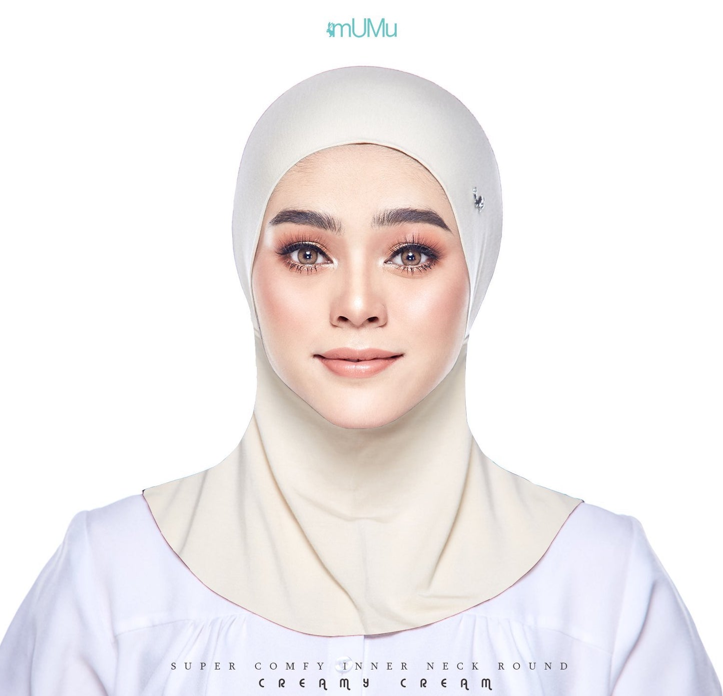 Super Comfy Inner Neck Round in Creamy Cream