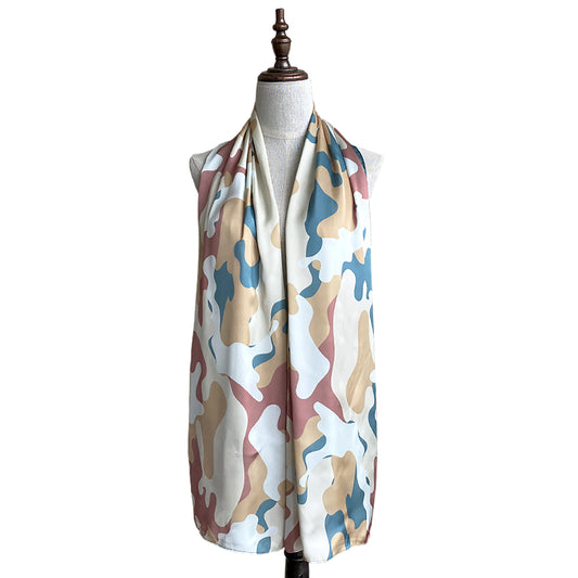 Printed Shawl Camo in Paddlepop