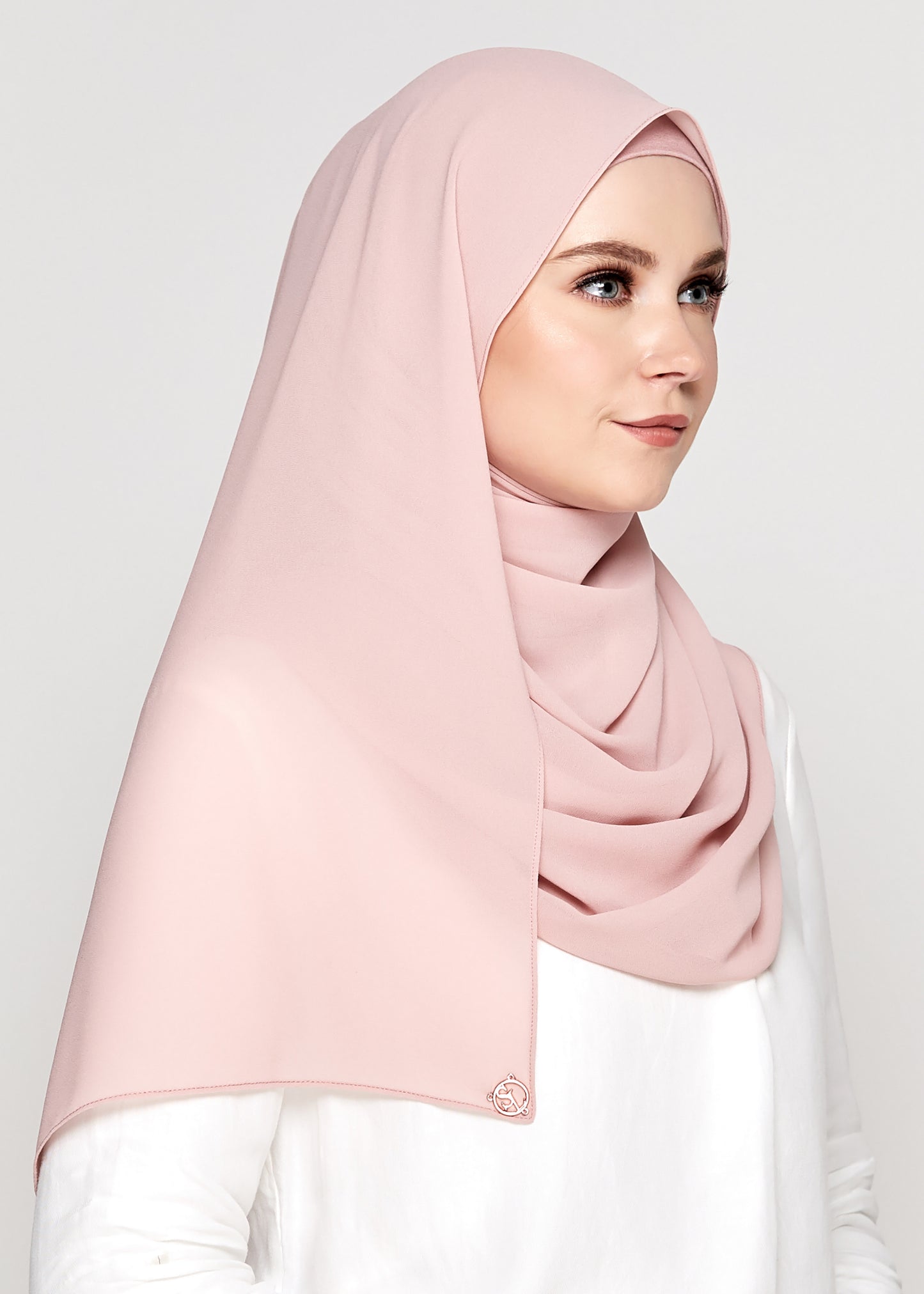 Chiffon Gabana in Peony Pink