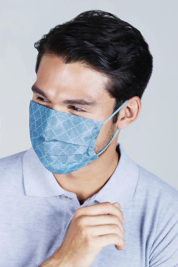 Earloop 3-Ply Mask in Denim 2.0