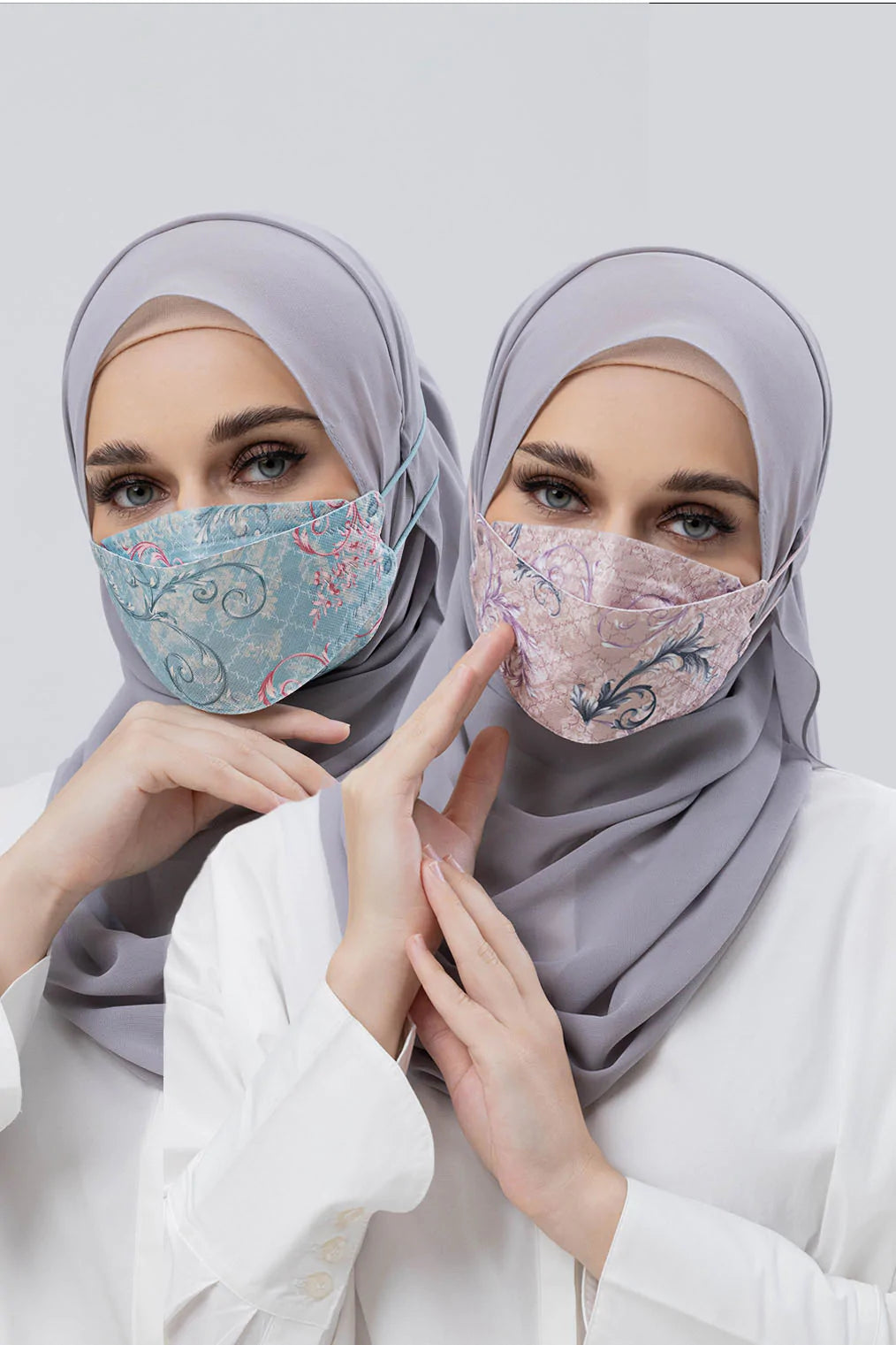 KF94 Headloop Mask in Baroque